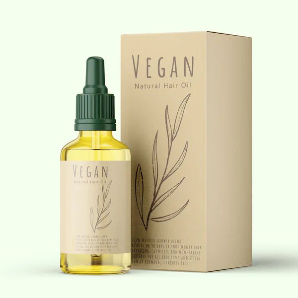 Vegan Natural  Hair Growth Oil (Pack of 2)